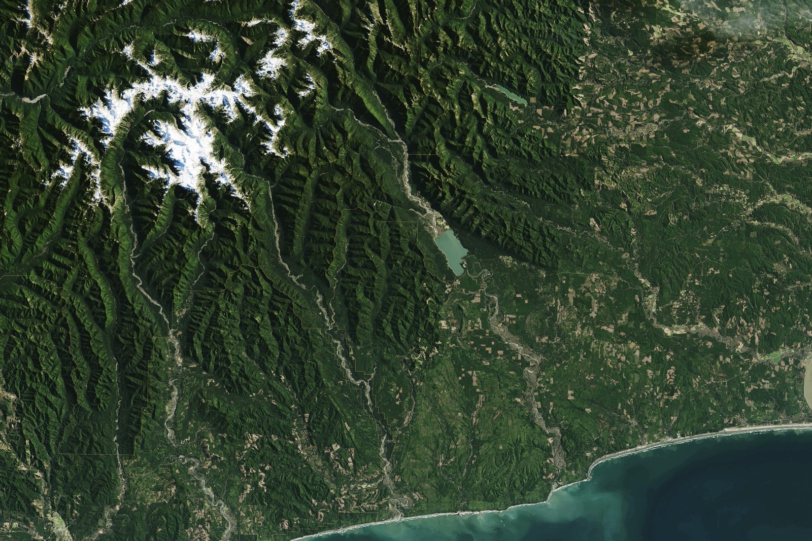 Green earth surface geography background