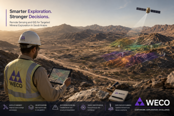 Exploration drilling contractor operating in Saudi Arabia's Arabian Shield